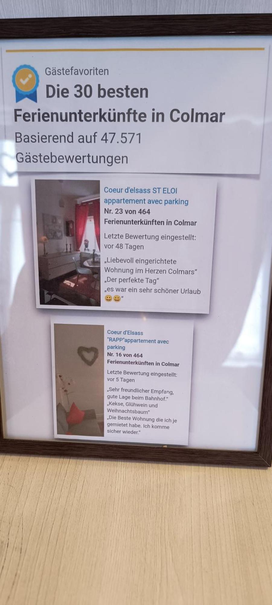 "Coeur D'Elsass St Eloi Centre Ville Avec Parking Colmar Exteriör bild